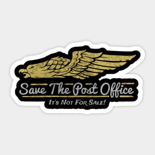 Save the Post Office Sticker